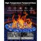 Fire Glass 20 LBS High Temp Resistant Fireplace Rocks Smokeless Firepit Cobalt Blue